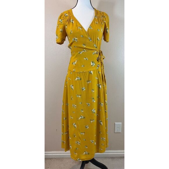 & Other Stories Los Angeles Atelier Floral Wrap Maxi Dress Women’s Size 0 - Picture 2 of 12